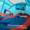 Coleman Pop-Up Instant Tent Sets Up in 10 Seconds, Portable & Lightweight 2/4 Person Weatherproof Camping Tent with Adjustable Rainfly view 4