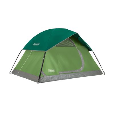 Coleman Sundome 2-Person Tent with Rainfly, Weatherproof Tent Sets Up in 10 Mins