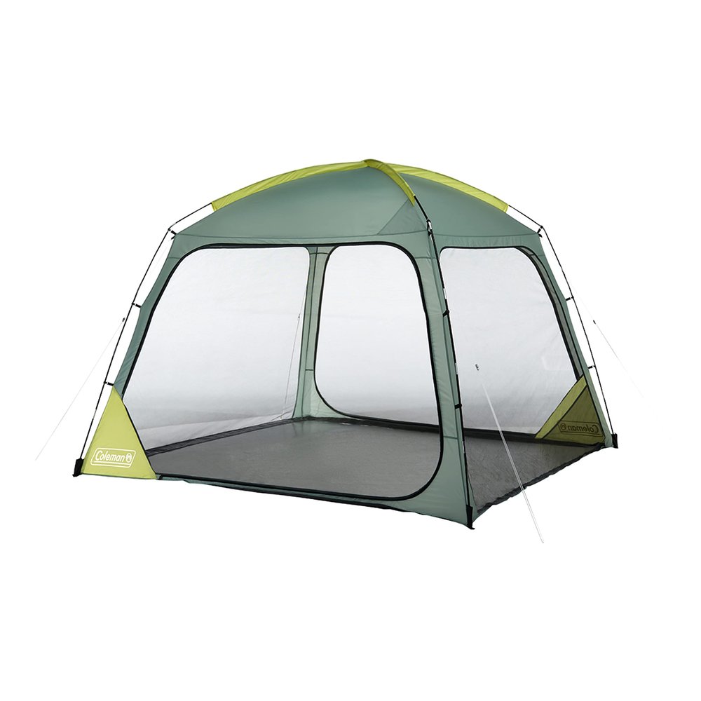 Coleman Skyshade Screen Dome Canopy Tent 10 x 10 Shade Canopy UPF 50+ Outdoor Tent for Camping Tailgating and Beach Shade Moss