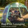 Coleman Skyshade Screen Dome Canopy Tent 10 x 10 Shade Canopy UPF 50+ Outdoor Tent for Camping Tailgating and Beach Shade Moss view 2