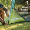Coleman Skyshade Screen Dome Canopy Tent 10 x 10 Shade Canopy UPF 50+ Outdoor Tent for Camping Tailgating and Beach Shade Moss view 4