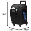Coleman 42-Can Soft Rolling Cooler with Wheels, Leak-Proof Portable Insulated Chiller with 12+ Hour Ice Retention, Made with Recycled Materials view 2