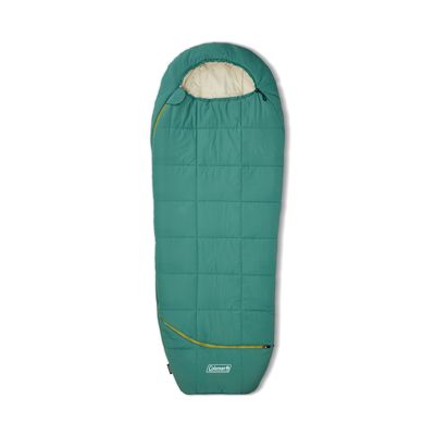 Coleman Big Bay 0/20/40F Cold-Weather Sleeping Bag, Adult Mummy Sleeping Bag with Headrest, Foot Ventilation, & Storage Sack, Big & Tall Options