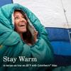 Coleman Big Bay 0/20/40F Cold-Weather Sleeping Bag, Adult Mummy Sleeping Bag with Headrest, Foot Ventilation, & Storage Sack, Big & Tall Options view 3