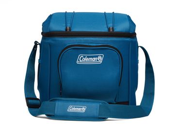 Coleman Chiller Insulated Soft Cooler, Leakproof 9/16/30 Can Cooler with 12+ Hour Ice Retention, Made with Recycled Materials, Great for Lunch, Camping, Beach, Pool, Sports, & More