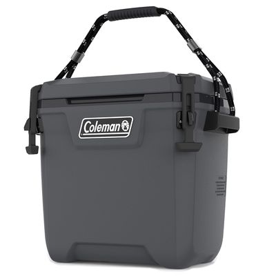 Coleman Convoy Series 28 Quart Lightweight Portable Cooler with Nonslip Grip Reflective Rope Handles for Long Haul Outdoor Adventures, Dark Storm
