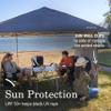 Coleman Oasis Lite Pop-Up Canopy Tent with Side Wall Attachment, Portable Shelter with Easy Setup & Takedown, Wheeled Carry Bag Included, 7x7/10x10ft Sizes view 4