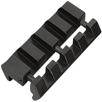 360 Tactical .22/Airgun to Picatinny/Weaver Low Pro Profile Lightweight Repeatable Alignment Innovative Rail Platform Snap-in Adapter with Top Slot Spring Tension Retraction/Expansion (1 Pack - 2)