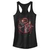 Marvel Junior's Eternals DRUIG and MAKKARI Duo Slim Fit, Scoop Hem Racerback Tank, Black, X-Small view 1