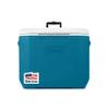 Coleman 60qt Rolling Cooler with Wheels, Insulated Portable Wheeled Chiller with Ice Retention, Made in USA view 1