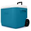 Coleman 60qt Rolling Cooler with Wheels, Insulated Portable Wheeled Chiller with Ice Retention, Made in USA view 2