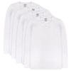 Brix Boys' Long Sleeve Tees - Tagless Crewneck Cotton Soft 4-pk Shirts. 2-20 (3-4T, White 4-Pack) view 1