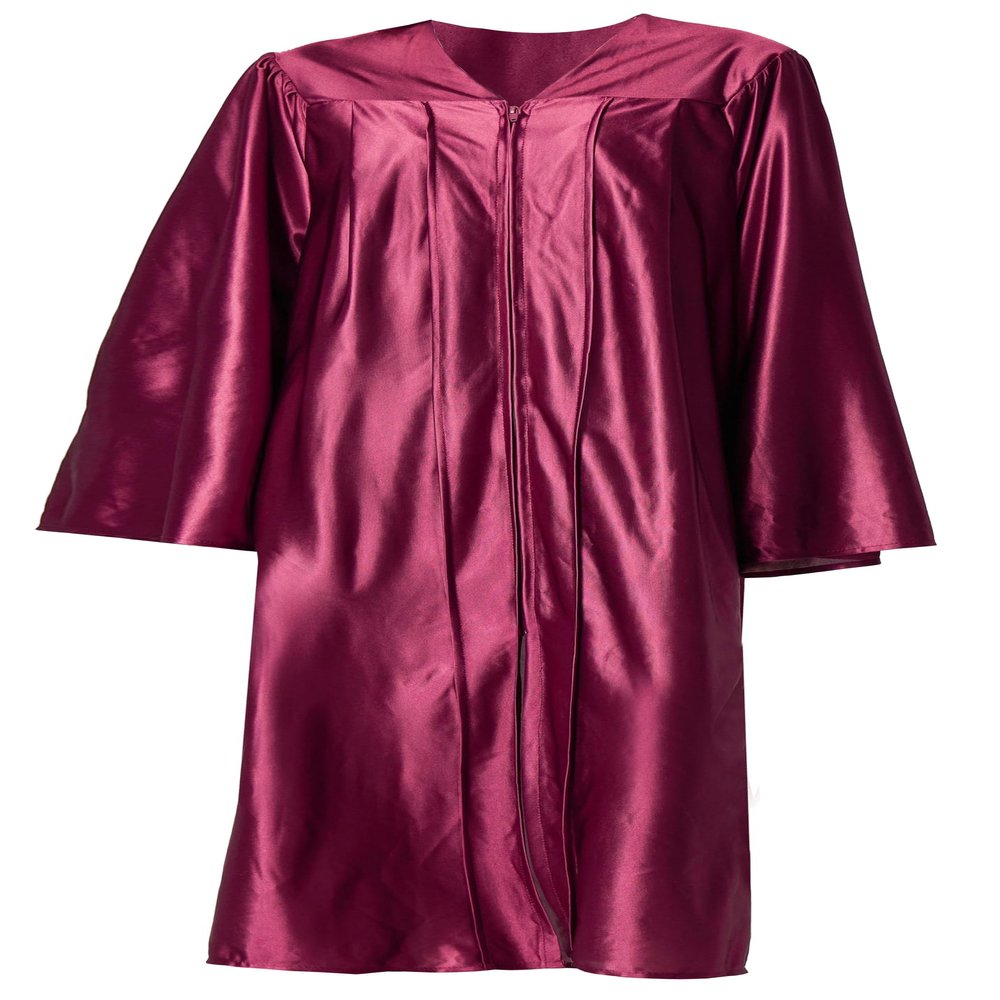 GraduationForYou Shiny Choir Robe (Regular, 63 (6'6" - 6'8"), Maroon)