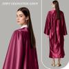 GraduationForYou Shiny Choir Robe (Regular, 63 (6'6" - 6'8"), Maroon) view 2