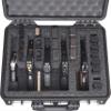Case Club 5 Pistol and 25 Magazine with Emergency Light - Pre-Cut Heavy Duty Waterproof Case comes with Included Silica Gel Canister to Help Prevent Gun Rust (Lighted) view 2