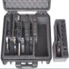 Case Club 5 Pistol and 25 Magazine with Emergency Light - Pre-Cut Heavy Duty Waterproof Case comes with Included Silica Gel Canister to Help Prevent Gun Rust (Lighted) view 3