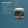 Die Cut Sticker Glenwood Springs, Colorado, Family Time, Black Bear and Cub, Vinyl Sticker, (Waterproof Decal for Cars, Water Bottles, Laptops, Coolers), Large view 4