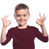 Brix Boys' Long Sleeve Tees - Tagless Crewneck Cotton Soft 4-pk Shirts. 2-20 (11-13 Years, Black, White, Grey, Marron) view 4