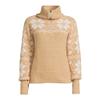 Time and Tru Women's Super Soft Quarter Zip Pullover (Beige, XL) view 4