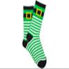 Everything Legwear St. Patrick's Day Crew Socks (1 Pair) - Clover, Shamrock, Stripe, Dot, Pinch (Buckle) view 1