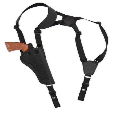 hoppi Under arm and Inner Waist Gun Holster - Concealed Carry Shoulder Weapon Holder - for Glock Sig sauer Canik etc. - for Full Mid or Compact Size Pistols, black