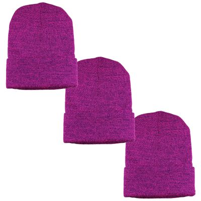 Gelante Unisex Beanie Cap Knitted Warm Solid Color (Style 137)