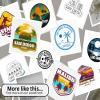 Huntington Beach, California, 3 inch Sticker, S362, (Waterproof Vinyl Decal for Car, Water Bottle, Laptop, iPad, Window, Cooler, Luggage, Bumper, Toolbox, Locker), 3 inch view 3