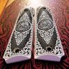 Colt 1911 Full Size Custom 3D Engraved Ivory Grips Scroll Mexican Flag Eagle Aquila view 2