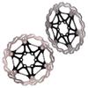 LvTu 160 180 mm Disc Brake Rotor Bike, 6 Bolts Stainless Steel Alloy with Screws (Color : 2pcs, Size : 180mm) view 1