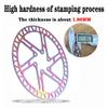 LvTu Bike Disc Brake Rotor 160MM, 2 Pcs, Stainless Steel with 12 T25 Bolts Screws for Road Mountain Bike BMX (Color : Colorful) view 3