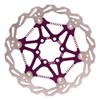 LvTu Disc Brake Rotor 160mm 180mm 2pcs Stainless Steel Alloy Hole Distance: 44mm with 12 Screws (Color : Purple, Size : 180mm) view 2
