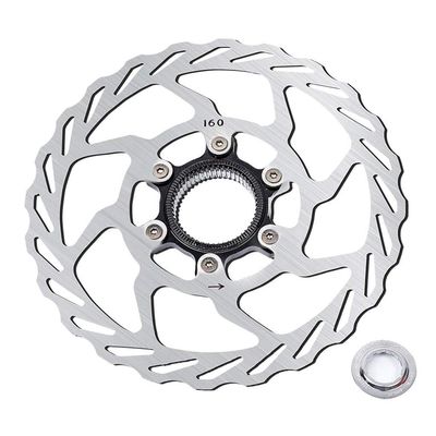 LvTu Rounded Centerline Rotor 160mm Centerlock Disc Brake Stainless Steel