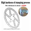 LvTu Bike Disc Brake Rotor 160MM, 2 Pcs, Stainless Steel with 12 T25 Bolts Screws for Road Mountain Bike BMX (Color : Silver) view 3
