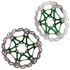LvTu Bike 160mm Disc Brake Rotor 6 Bolt Green 105g with Screws (Color : 2pcs, Size : 160mm) view 1