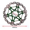 LvTu Bike 160mm Disc Brake Rotor 6 Bolt Green 105g with Screws (Color : 2pcs, Size : 160mm) view 2