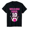 10 Year Old This is How I Roll 10th Bowling Girls Birthday T-Shirt view 1