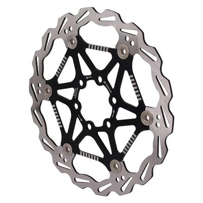 LvTu 160 180 mm Disc Brake Rotor Bike, 6 Bolts Stainless Steel Alloy with Screws (Color : 1pcs, Size : 180mm)