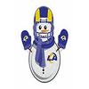 Rico Industries NFL Football Los Angeles Rams Snowman Shape Cut Pennant - Home and Living Room Dcor - Soft Felt EZ to Hang view 1