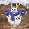 Rico Industries NFL Football Los Angeles Rams Snowman Shape Cut Pennant - Home and Living Room Dcor - Soft Felt EZ to Hang view 4