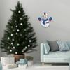 Rico Industries NFL Buffalo Bills Snowman Shape Cut Pennant - Home and Living Room Dcor - Soft Felt EZ to Hang 18x0.10x18 view 2