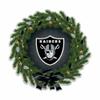 Rico Industries NFL Football Las Vegas Raiders Wreath Shape Cut Pennant - Home and Living Room Dcor - Soft Felt EZ to Hang view 1