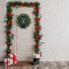 Rico Industries NFL Football Las Vegas Raiders Wreath Shape Cut Pennant - Home and Living Room Dcor - Soft Felt EZ to Hang view 4