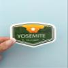 Yosemite National Park, California, 3 inch Sticker, S225 (Waterproof Vinyl Decal for Car, Water Bottle, Laptop, iPad, Window, Cooler, Luggage, Bumper, Toolbox, Locker), 3 inch view 2