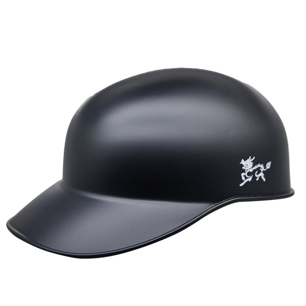 Jadekylin Baseball Catchers & Coaches Protective Helmet Matte Skull Cap (Black)