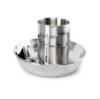 GSI Outdoors Glacier Stainless 1 Person Set | 20 oz Bottle Cup | 8.5 in Plate | 3 pc Cutlery view 2