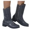 Bcshiye Women's Low Heel Mid Calf Boots Round Toe Low Heel Comfort Slouchy Bootie with Side Zipper Outdoor Western Shoes view 1