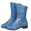Bcshiye Women's Low Heel Mid Calf Boots Round Toe Low Heel Comfort Slouchy Bootie with Side Zipper Outdoor Western Shoes view 4