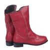 Bcshiye Women's Low Heel Mid Calf Boots Round Toe Low Heel Comfort Slouchy Bootie with Side Zipper Outdoor Western Shoes view 3
