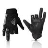 Glove Station Hyper-Fit Tactical Shooting & Work Gloves - Gray, XL - 2 Fingerless Design Paintball & Airsoft Gear for Men with Outstanding Grip for Combat, Hunting, Shooting, & Work view 1