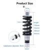 LvTu Mountain Bike MTB/Wheelchair Coil Spring Rear Suspension Shock Absorber 150 mm(5.9") 155 mm(6.1") 160 mm(6.29") 165 mm(6.49") GS20-21A with Extra Bushing Hardware (Size : 160mm/650Lbs) view 3